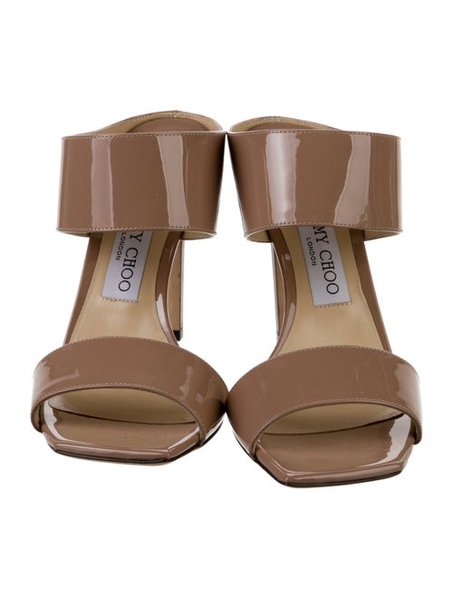 Jimmy Choo Patent Leather Slides