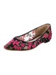 Jimmy Choo Lace Floral Print Flats