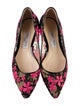 Jimmy Choo Lace Floral Print Flats