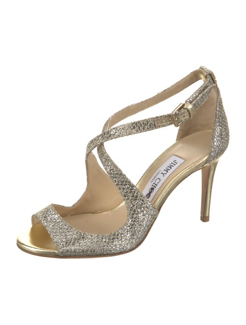 Jimmy Choo Glitter Sandals