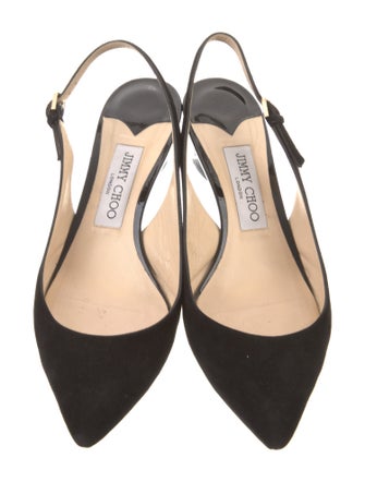 Jimmy Choo Suede Slingback Pumps