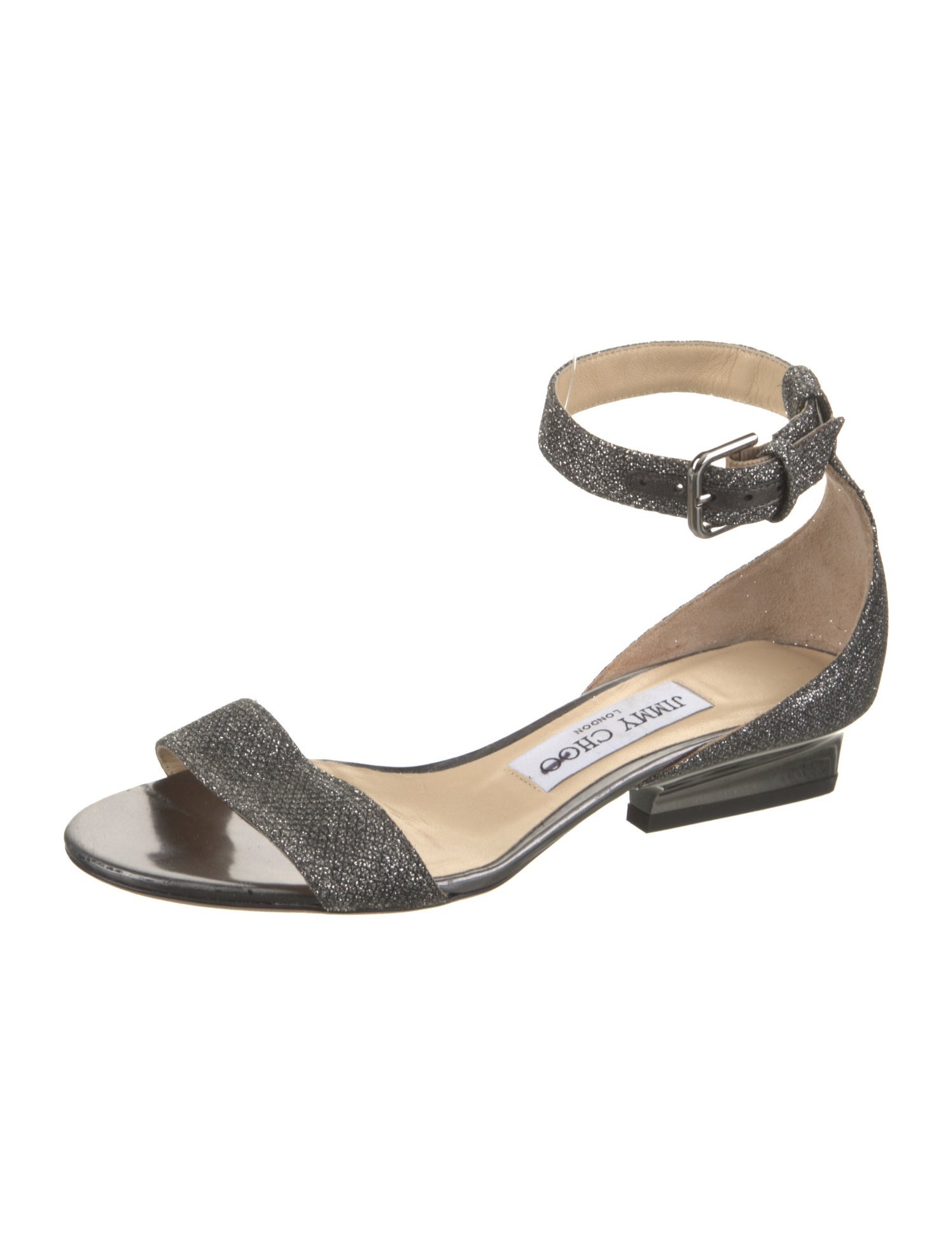 Jimmy Choo Glitter Accents Sandals