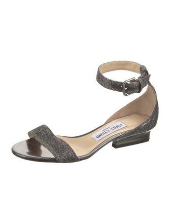 Jimmy Choo Glitter Accents Sandals
