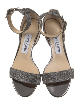 Jimmy Choo Glitter Accents Sandals