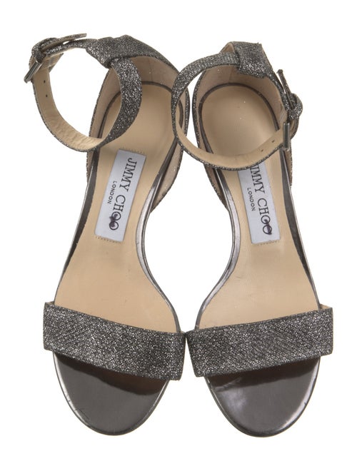 Jimmy Choo Glitter Accents Sandals