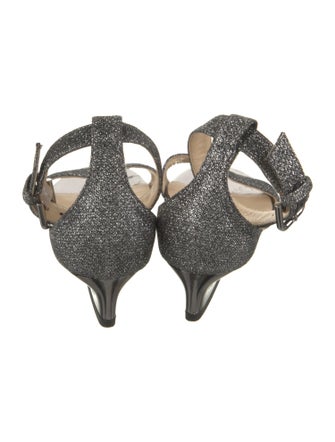 Jimmy Choo Glitter Accents Sandals