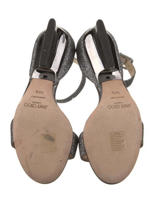 Jimmy Choo Glitter Accents Sandals
