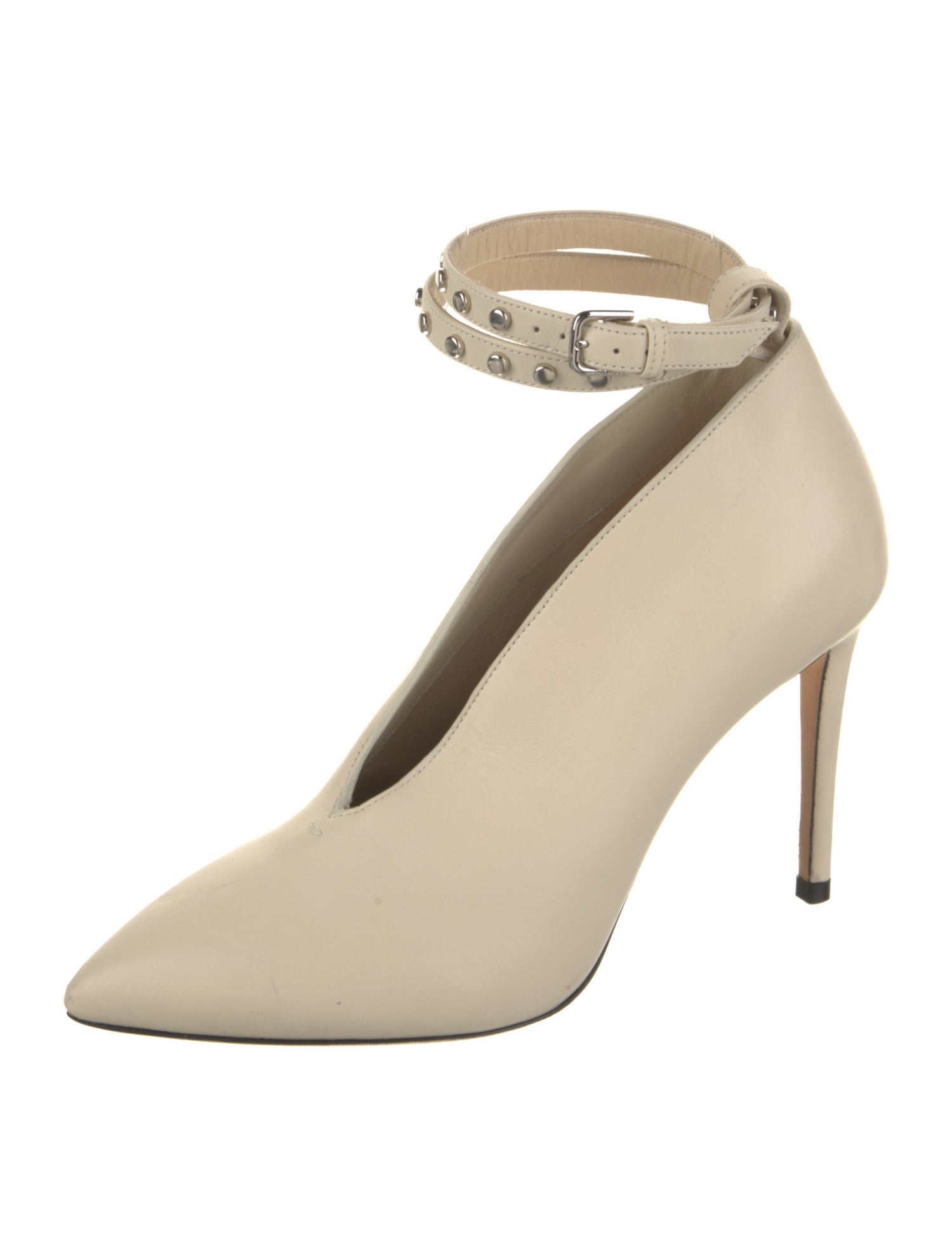 Jimmy Choo Leather Studded Accents Pumps