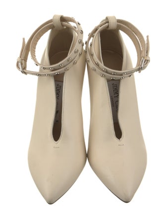 Jimmy Choo Leather Studded Accents Pumps