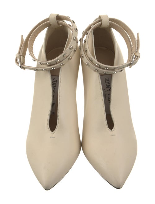 Jimmy Choo Leather Studded Accents Pumps