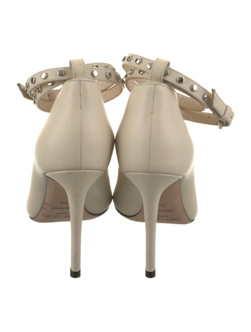 Jimmy Choo Leather Studded Accents Pumps