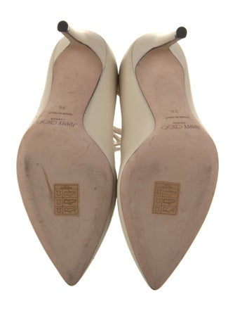 Jimmy Choo Leather Studded Accents Pumps