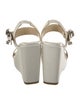 Jimmy Choo Satin Crystal Embellishments Sandals