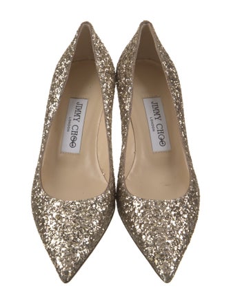 Jimmy Choo Glitter Pumps