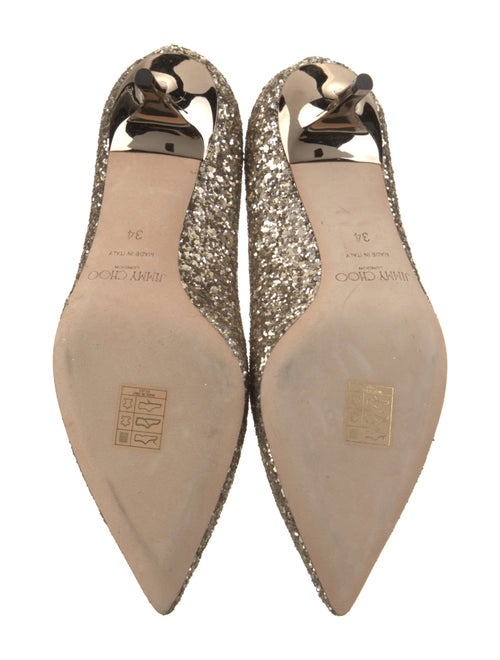 Jimmy Choo Glitter Pumps