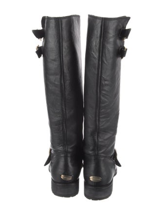 Jimmy Choo Leather Riding Boots