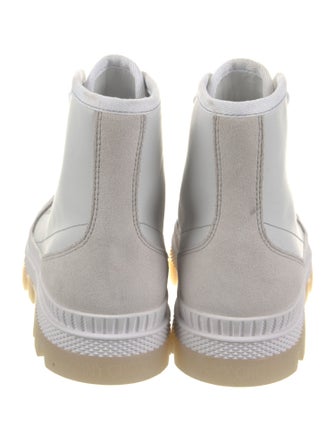 Jimmy Choo Leather Combat Boots