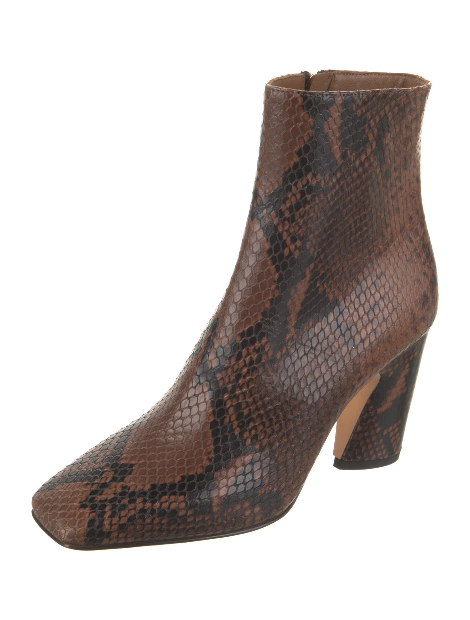 Jimmy Choo Leather Animal Print Boots
