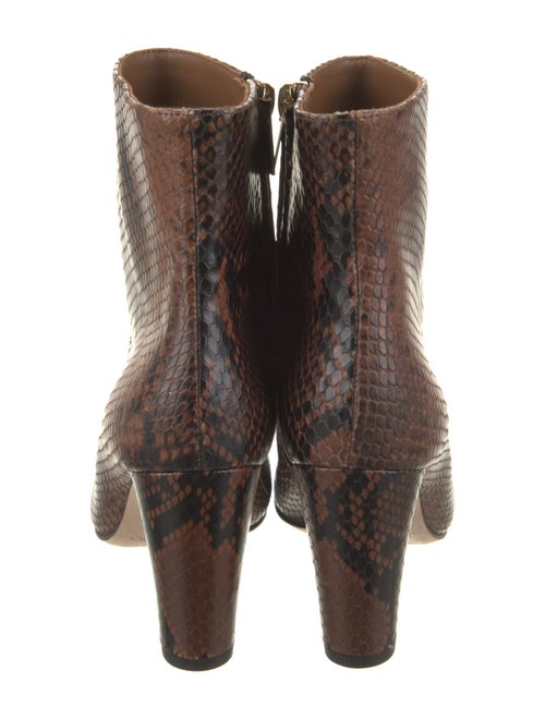 Jimmy Choo Leather Animal Print Boots
