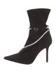 Jimmy Choo Suede Crystal Embellishments Sock Boots