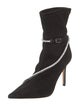 Jimmy Choo Suede Crystal Embellishments Sock Boots