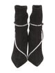 Jimmy Choo Suede Crystal Embellishments Sock Boots