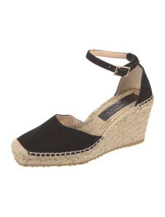 Jimmy Choo Suede Braided Accents D'Orsay Pumps