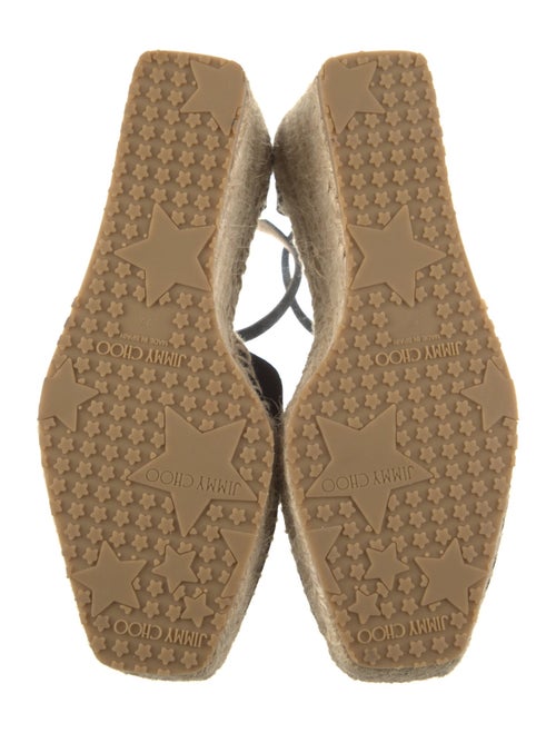 Jimmy Choo Suede Braided Accents D'Orsay Pumps