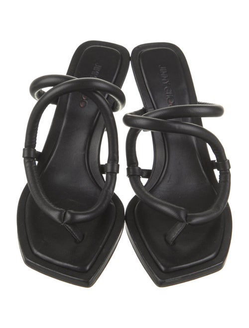 Jimmy Choo Leather Slides