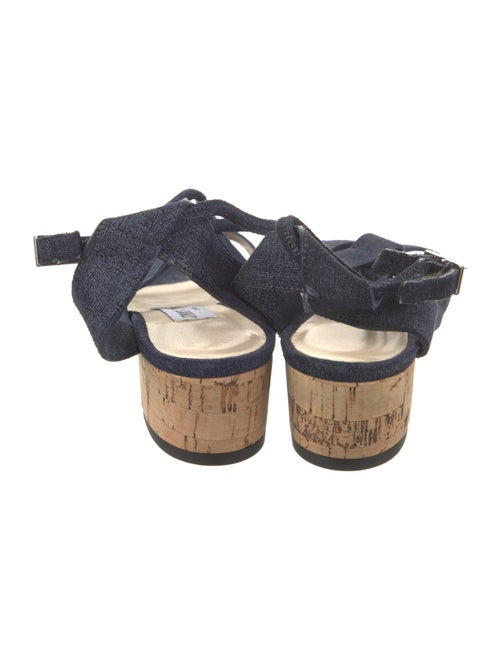 Jimmy Choo Animal Print T-Strap Sandals