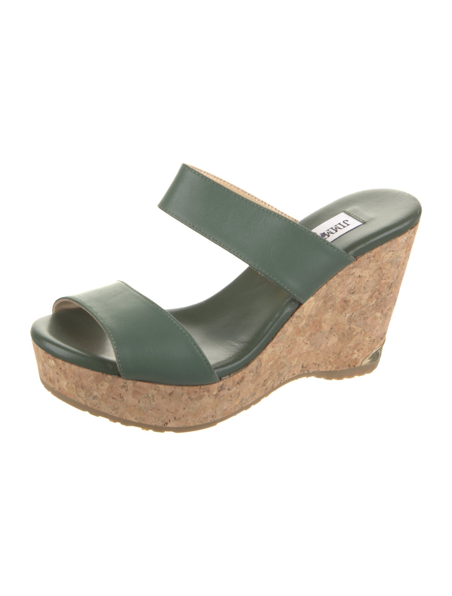 Jimmy Choo Leather Slides