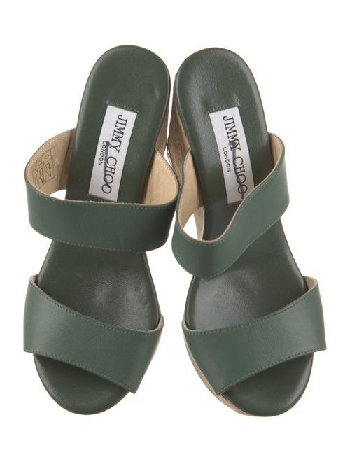 Jimmy Choo Leather Slides