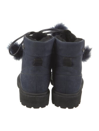 Jimmy Choo Suede Combat Boots