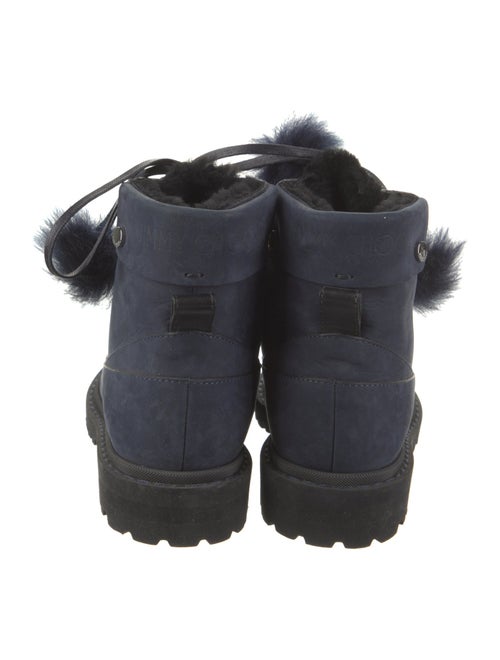 Jimmy Choo Suede Combat Boots