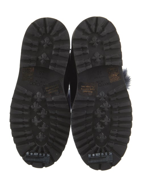 Jimmy Choo Suede Combat Boots