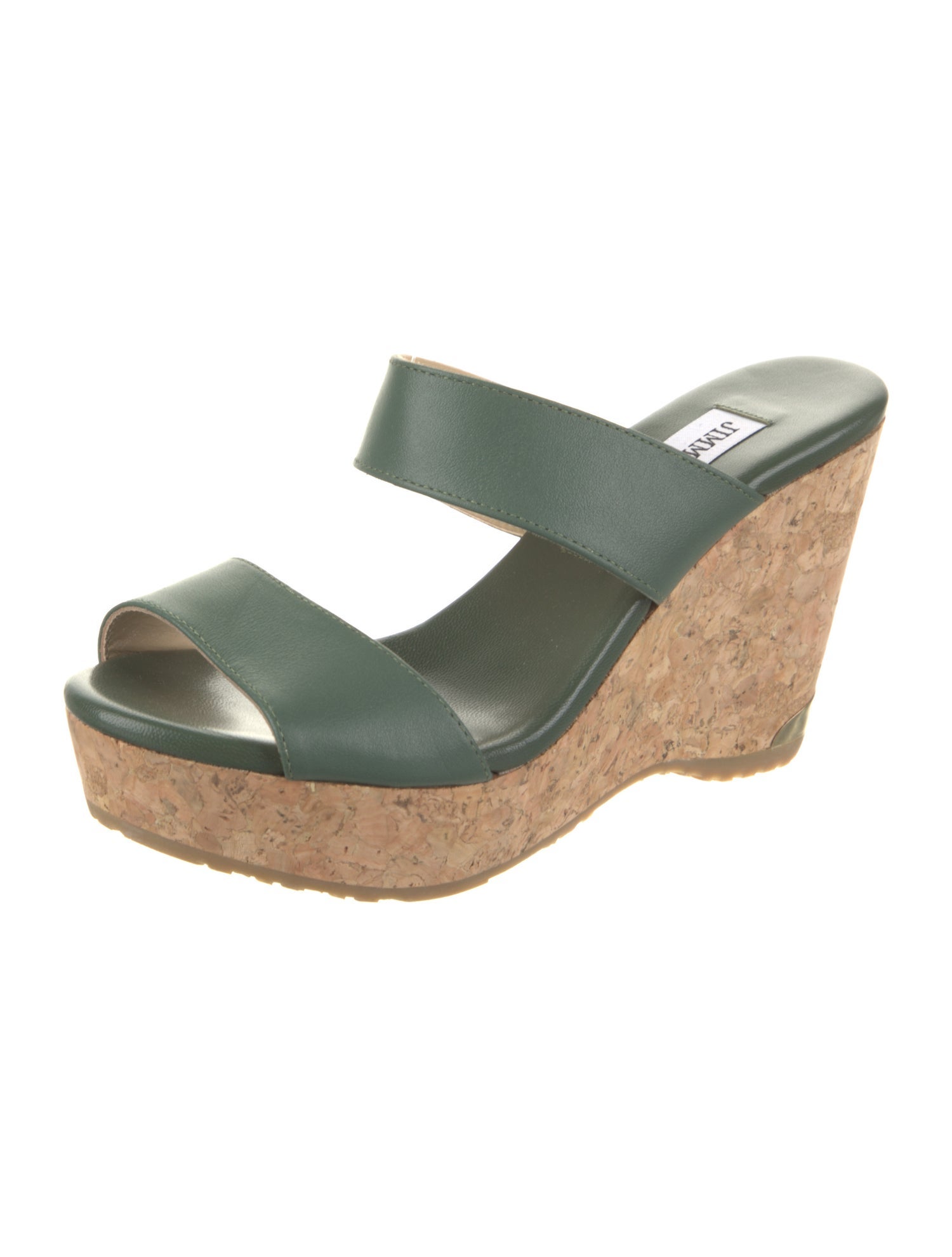 Jimmy Choo Leather Slides