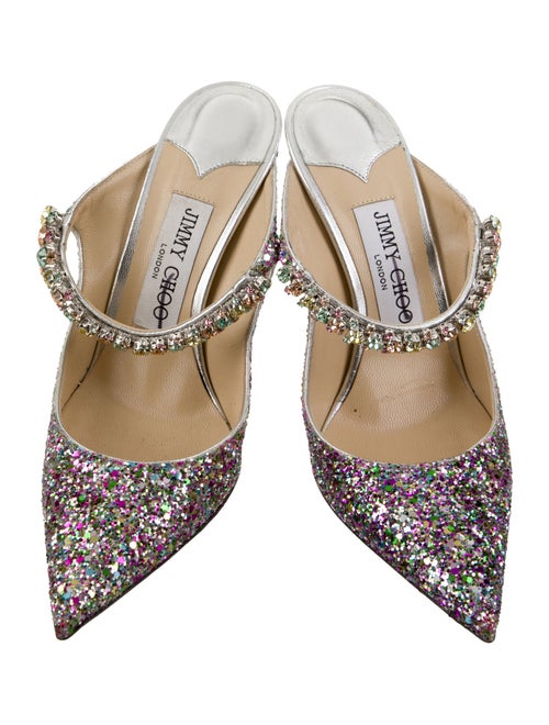 Jimmy Choo Glitter Mules