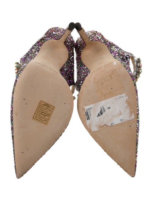 Jimmy Choo Glitter Mules