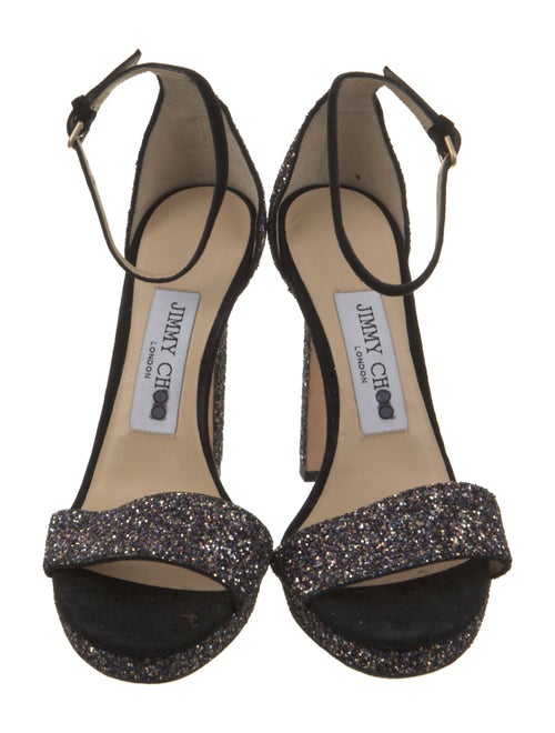 Jimmy Choo Glitter Sandals