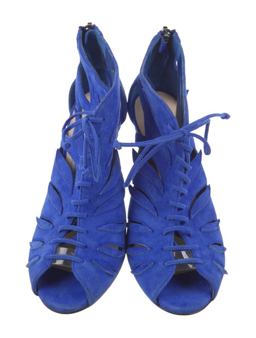 Jimmy Choo Suede Cutout Accent Sandals