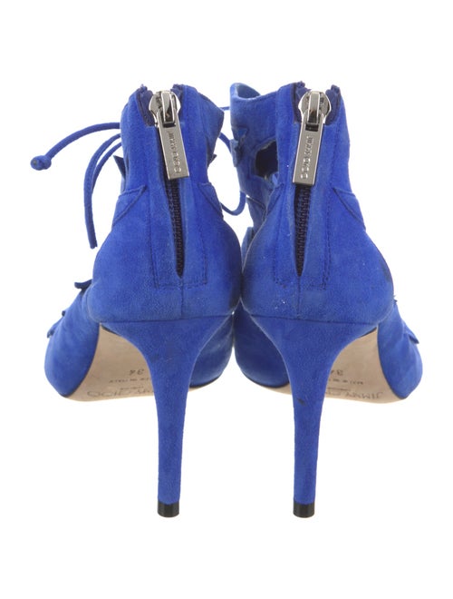 Jimmy Choo Suede Cutout Accent Sandals