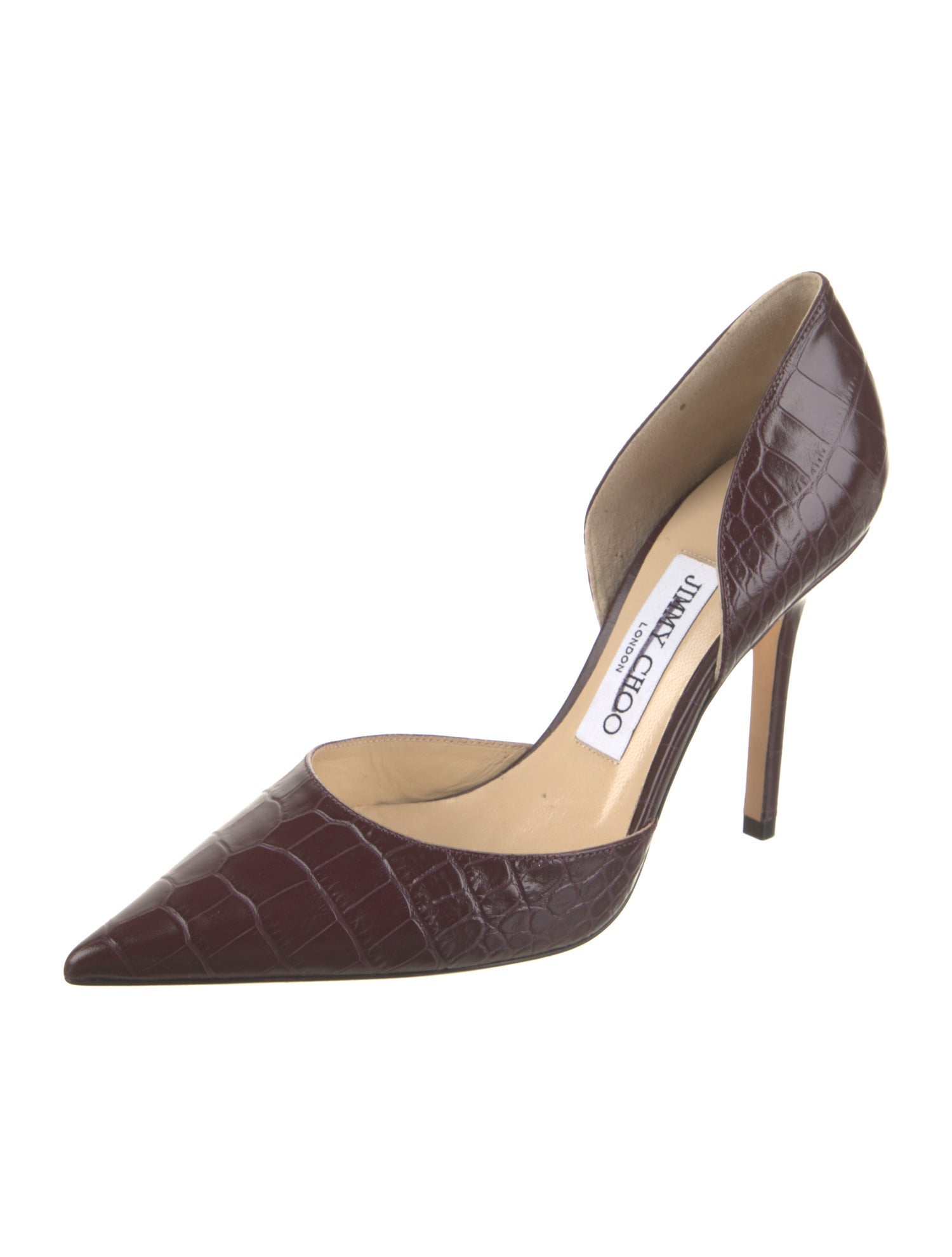 Jimmy Choo Leather D'Orsay Pumps