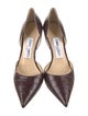 Jimmy Choo Leather D'Orsay Pumps