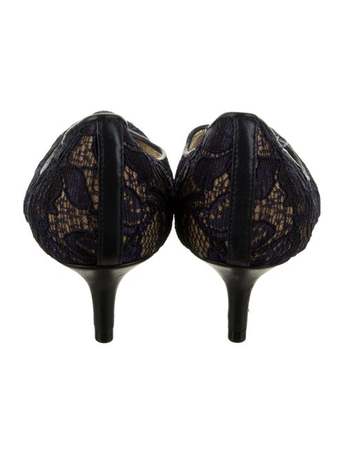 Jimmy Choo Mesh Lace Pattern Pumps