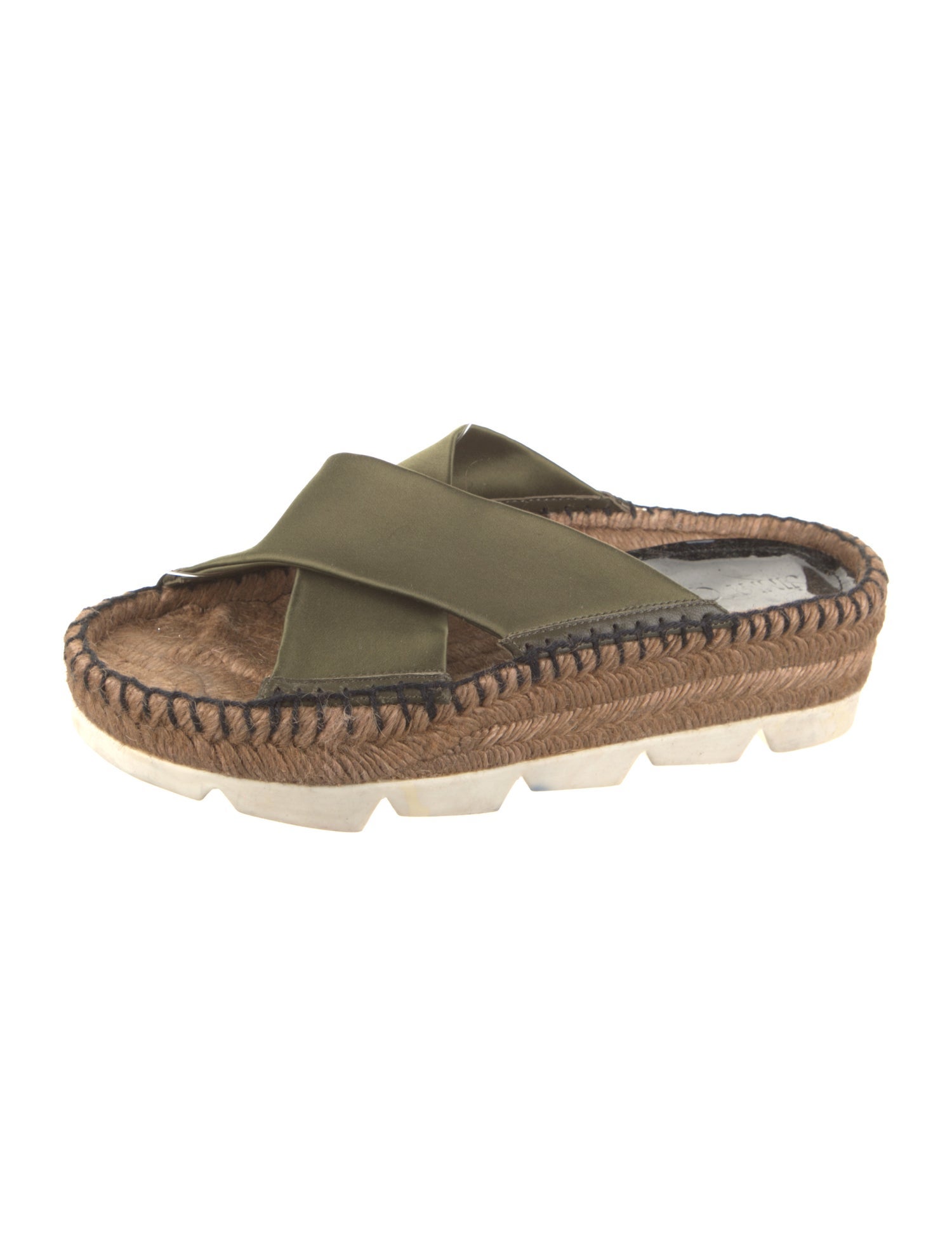 Jimmy Choo Satin Braided Accents Espadrilles