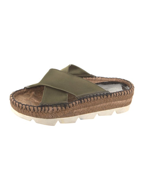 Jimmy Choo Satin Braided Accents Espadrilles