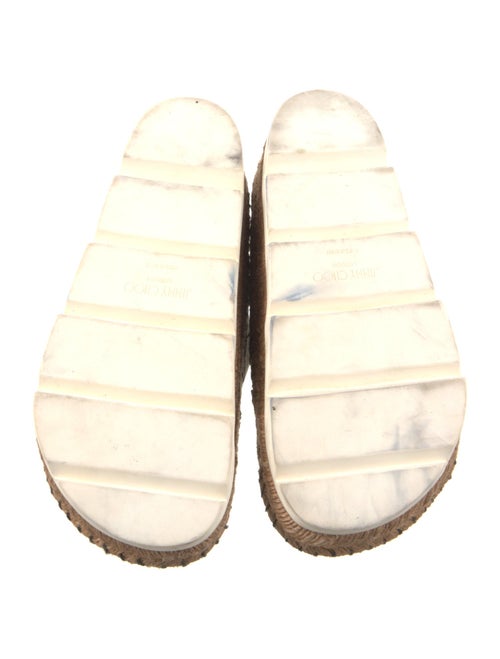 Jimmy Choo Satin Braided Accents Espadrilles