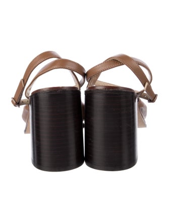 Jimmy Choo Leather Studded Accents Sandals