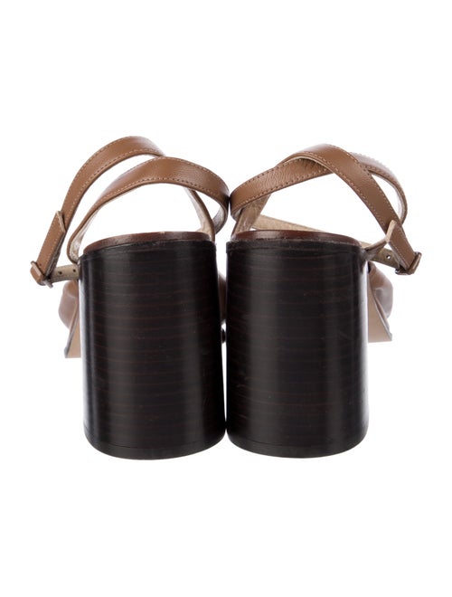 Jimmy Choo Leather Studded Accents Sandals