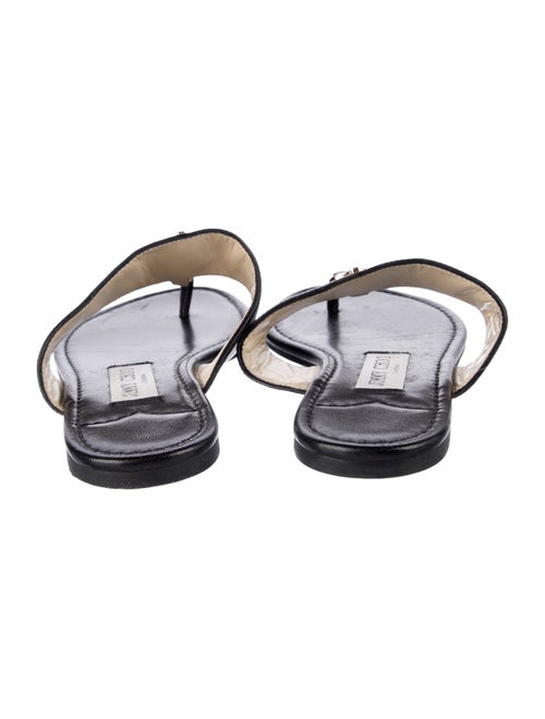 Jimmy Choo Leather Slides